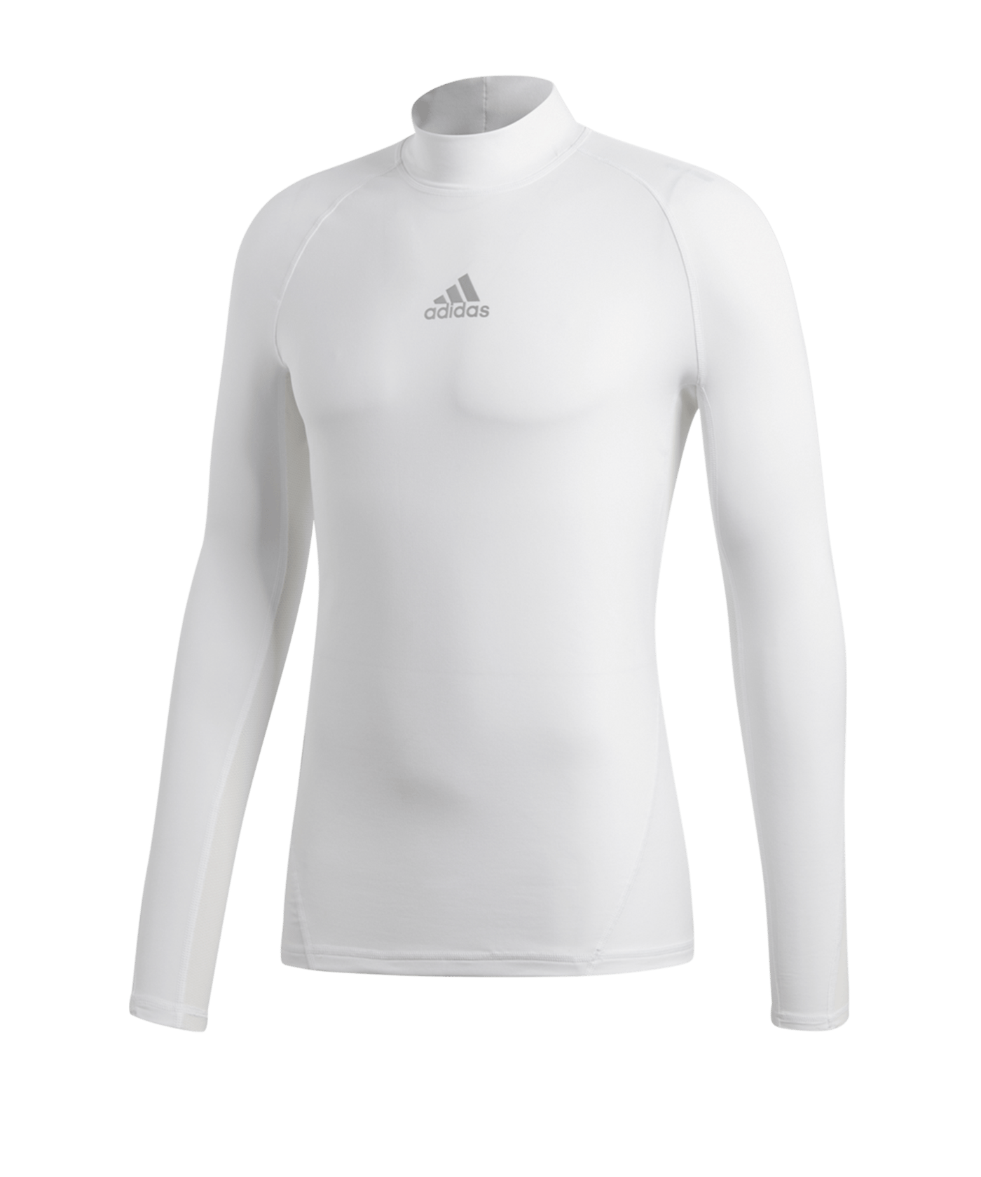 ADIDAS Alphaskin Mock Warm langarm Weiss