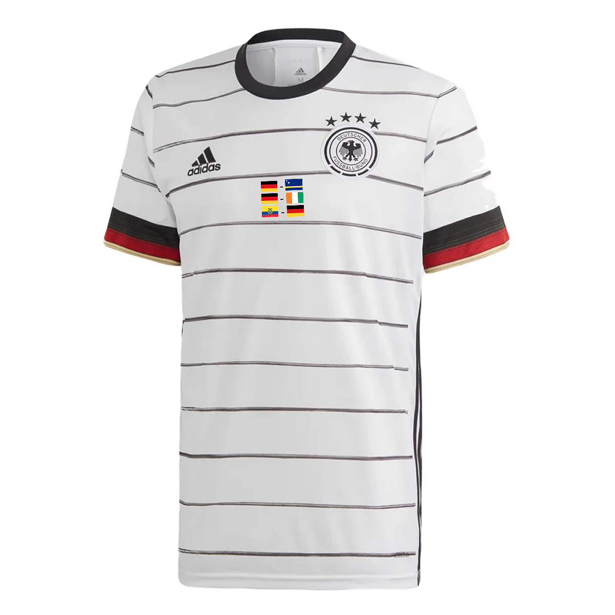 ADIDAS DFB Heimtrikot Weiß (optional mit WM-Vorrunden-Druck)