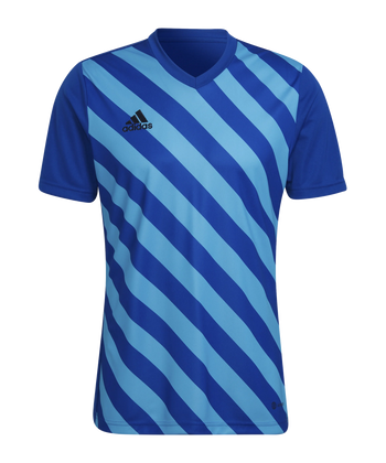 ADIDAS Entrada 22 GFX Trikot Blau Schwarz