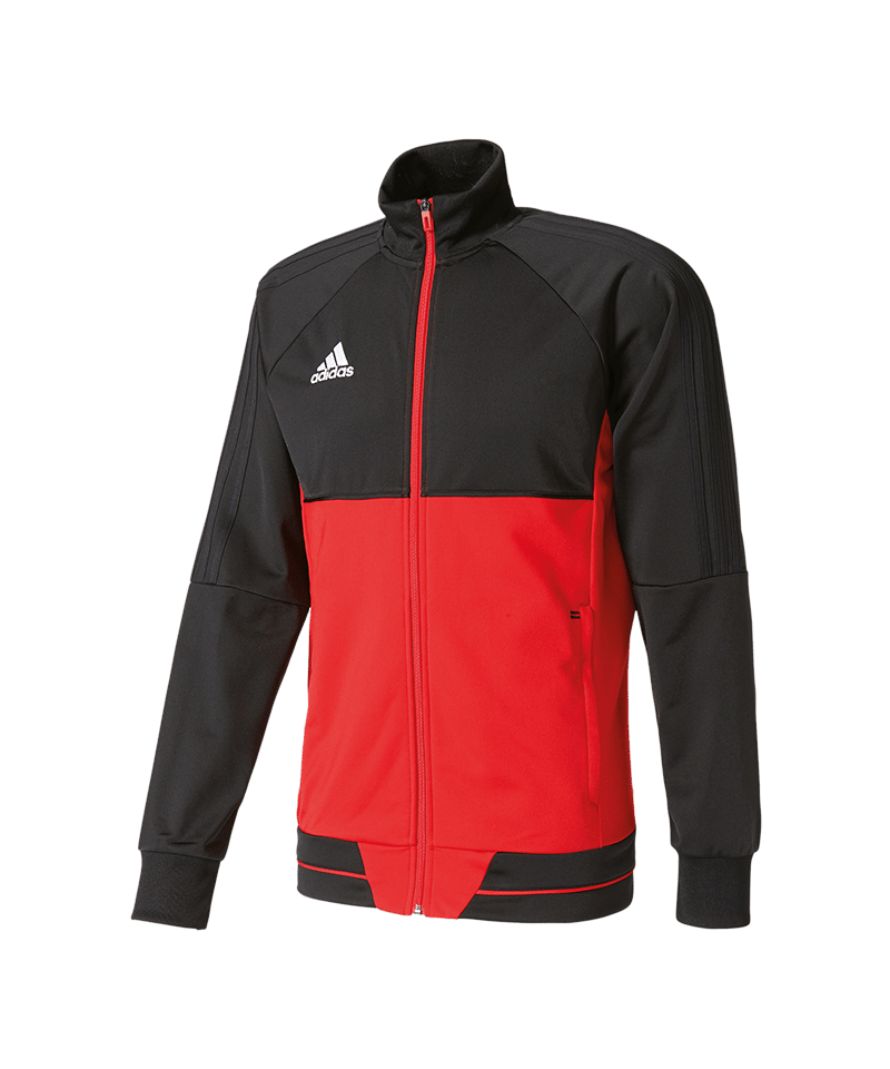 ADIDAS Tiro 17 Trainingsjacke Kids Schwarz Rot