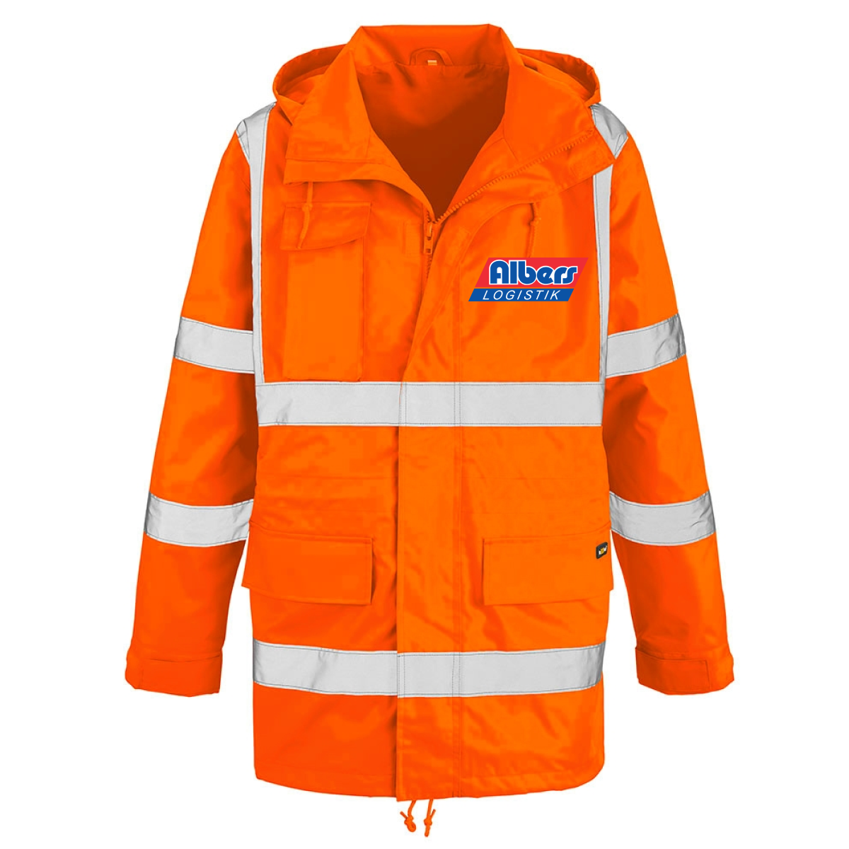 Warnschutz Regenjacke Orange