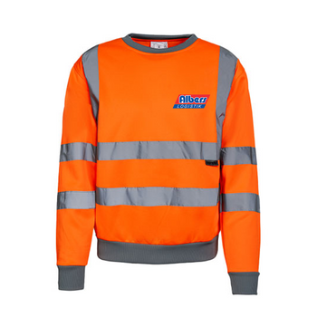 Warnschutz Pullover Orange