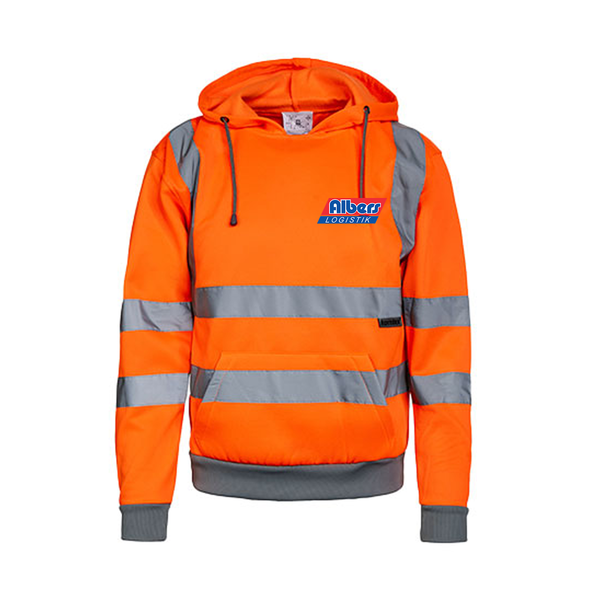 Warnschutz Pullover mit Kapuze Orange