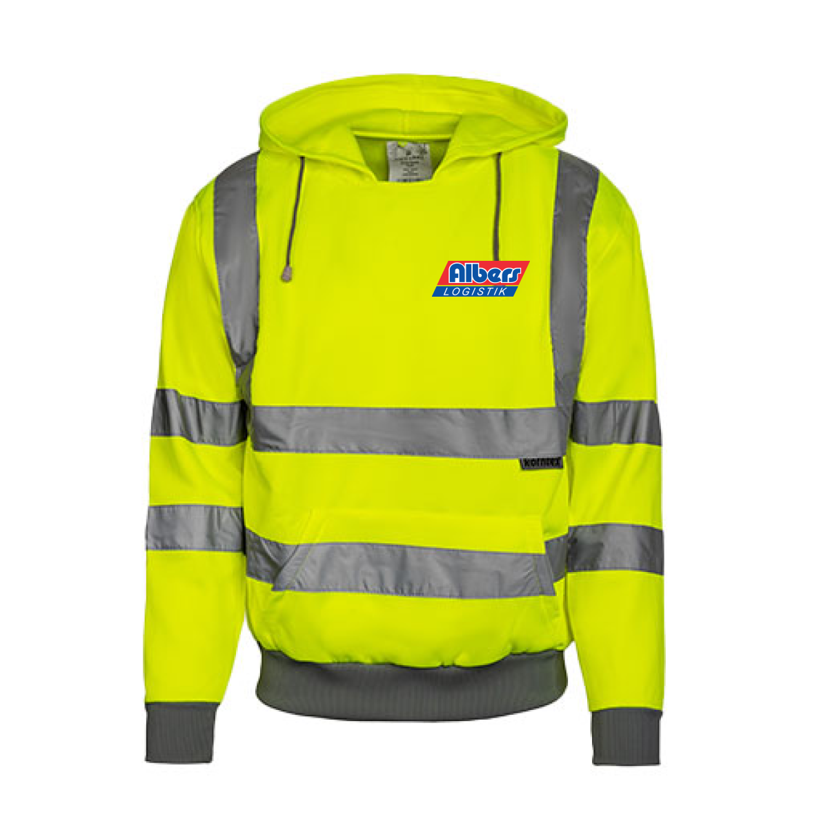 Warnschutz Pullover mit Kapuze Gelb
