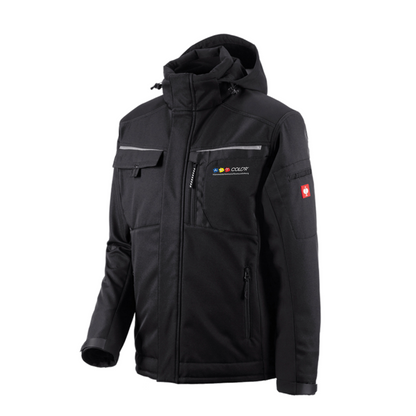 Art Color Softshelljacke Unisex Schwarz