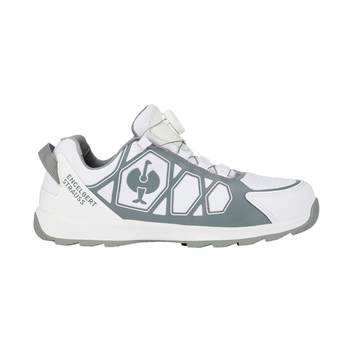 Art Color Sicherheitshalbschuhe S1 Weiß/Platin