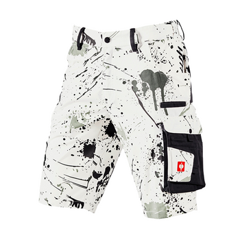 Art Color Shorts Unisex Weiß