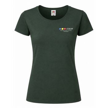 Art Color T-Shirt Damen Grün (F186)