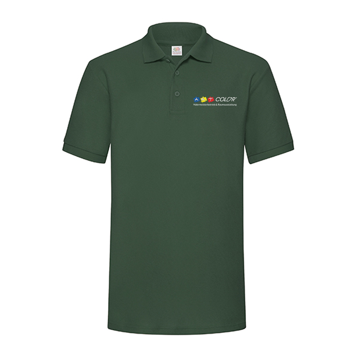 Art Color Poloshirt Unisex Grün