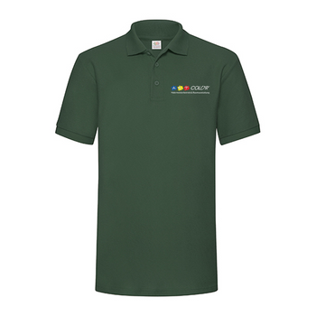 Art Color Poloshirt Unisex Grün