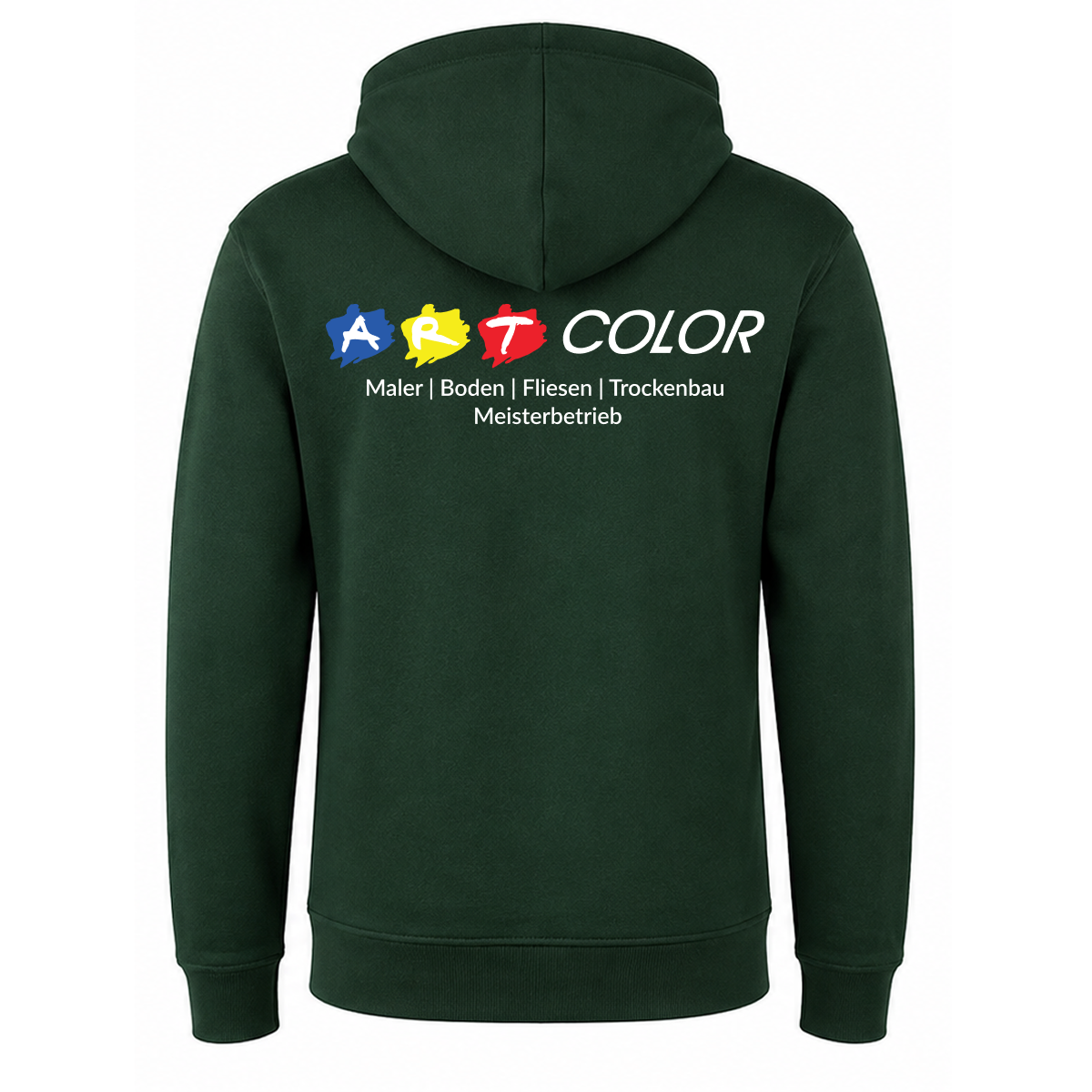 Art Color Hoodie Unisex Grün (K333)