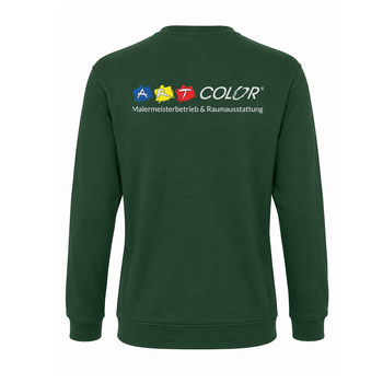 Art Color Sweatshirt Unisex Grün
