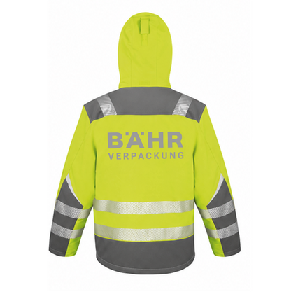 FBV Warnschutz-Dynamic Softshelljacke leuchtgelb