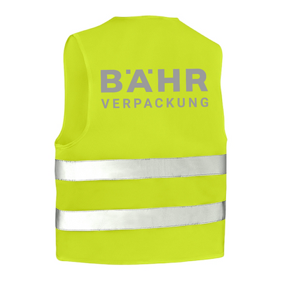 FBV Warnschutz Weste Reflektorfolie leuchtgelb