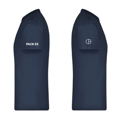 FBV T-Shirt Herren Navy Blau