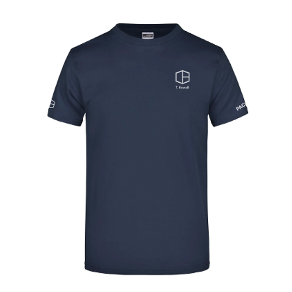 FBV T-Shirt Herren Navy Blau
