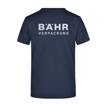 FBV T-Shirt Herren Navy Blau