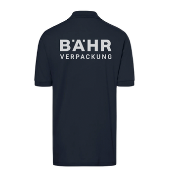 FBV Poloshirt Herren Navy Blau