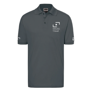 NWK Poloshirt Herren Graphit Grau