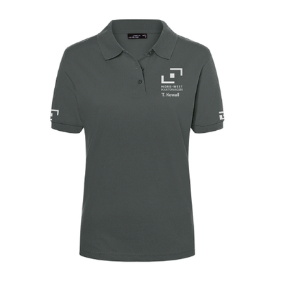 NWK Poloshirt Damen Graphit Grau