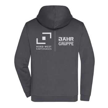 NWK Hoodie Zipper Herren Graphit Grau