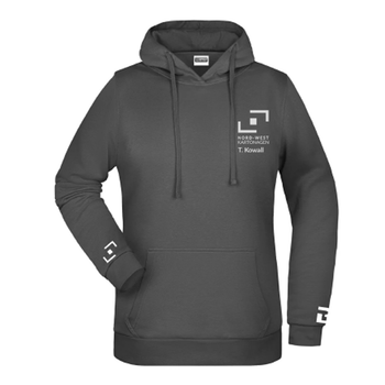 NWK Hoodie Damen Graphit Grau