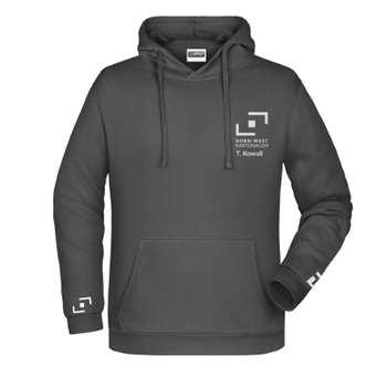 NWK Hoodie Herren Graphit Grau