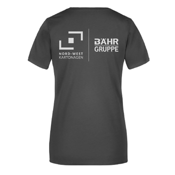 NWK T-Shirt Damen Graphit Grau