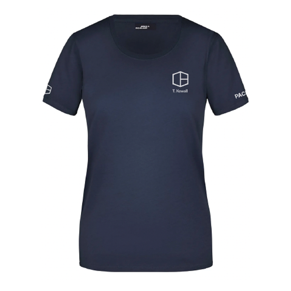 FBV T-Shirt Damen Navy Blau