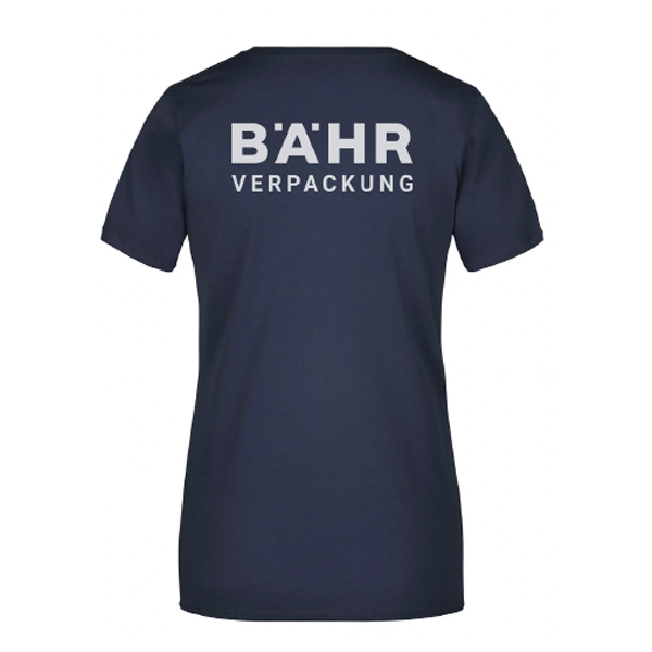FBV T-Shirt Damen Navy Blau