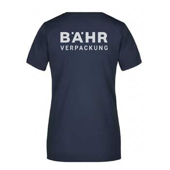 FBV T-Shirt Damen Navy Blau