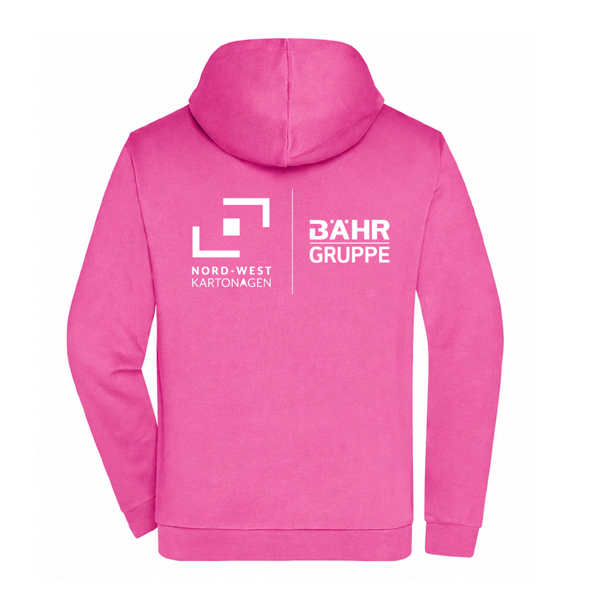 NWK Hoodie Zipper Herren Pink