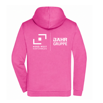 NWK Hoodie Zipper Herren Pink