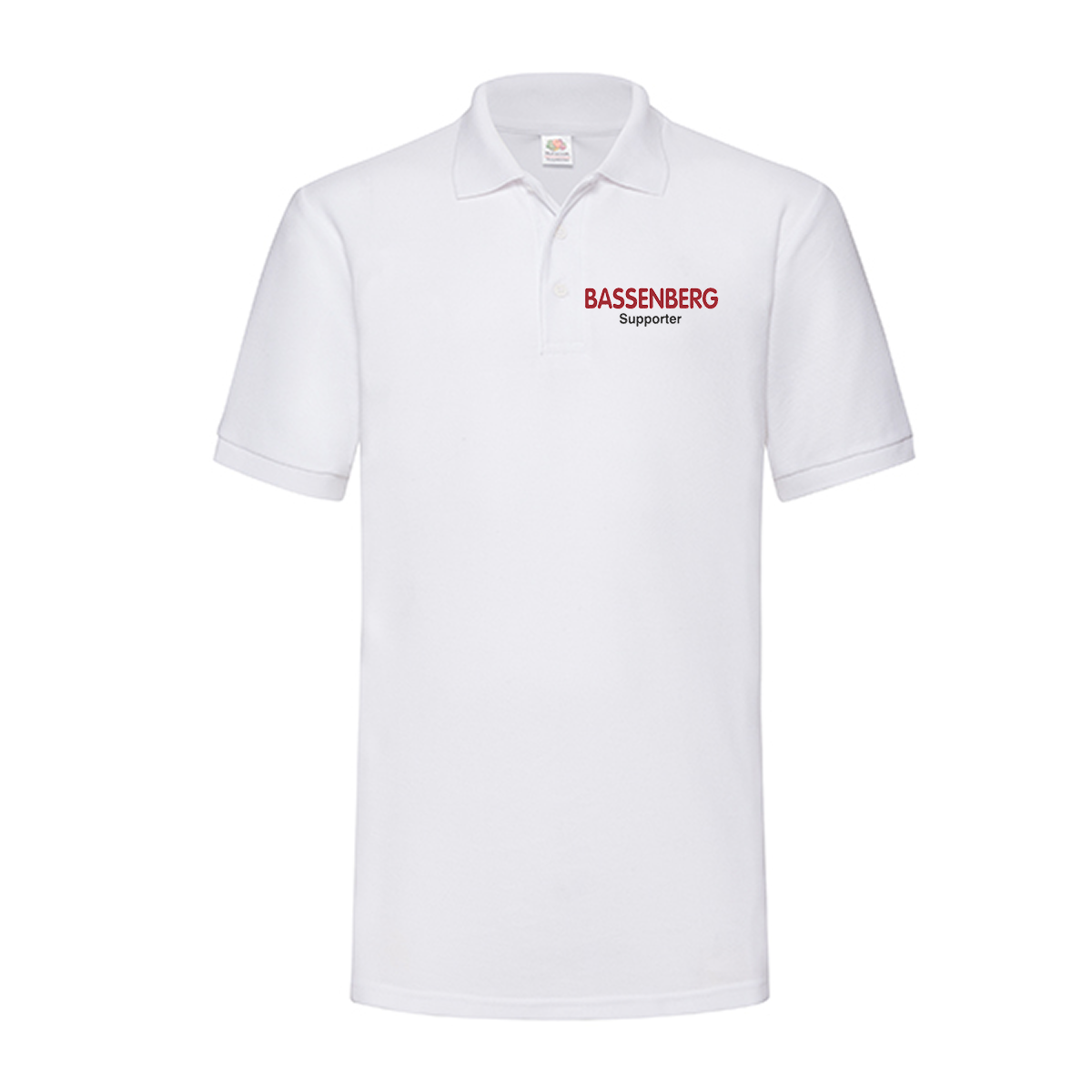 Bassenberg Supporter Poloshirt weiß (Heavy Pique F503)