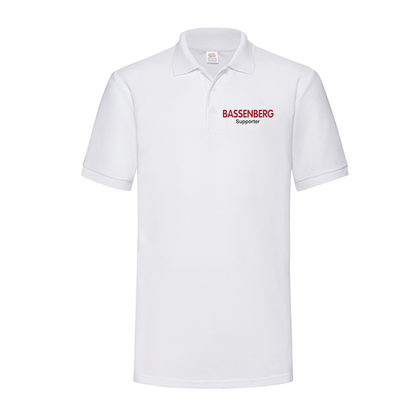 Bassenberg Supporter Poloshirt weiß (Heavy Pique F503)