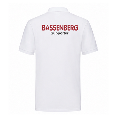 Bassenberg Supporter Poloshirt weiß (Heavy Pique F503)