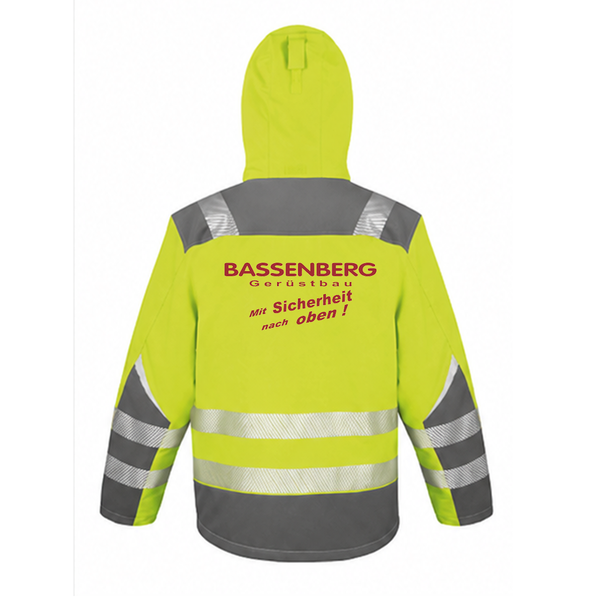 IDA Bassenberg Softshell Jacke warngelb (EN ISO 20471 RT331)