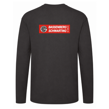 Bassenberg  T-Shirt Langarm Schwarz  F243