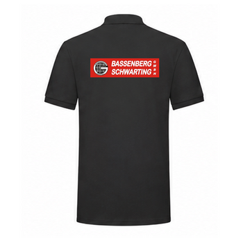 Bassenberg Poloshirt Unisex Schwarz