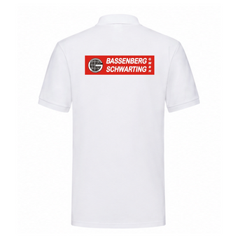 Bassenberg Poloshirt Unisex Weiß