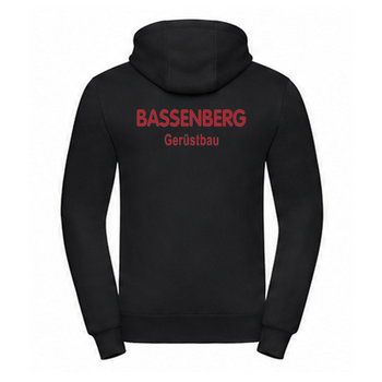 Bassenberg Gerüstbau Hoodie Sweat schwarz (Z575N)