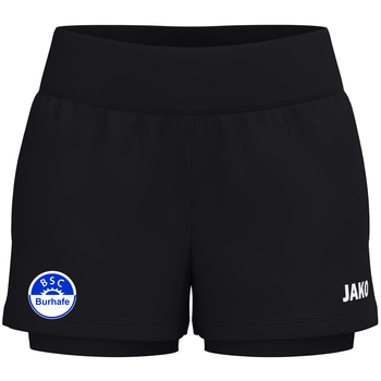 BSC Burhafe 2 in 1 Short  Damen Schwarz