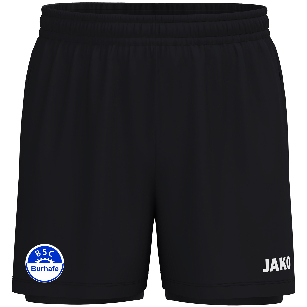 BSC Burhafe 2 in 1 Short  Herren Schwarz