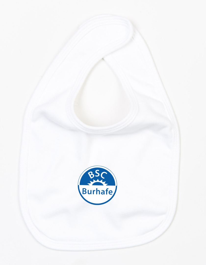 BSC Burhafe Fan - Lätzchen Baby weiß