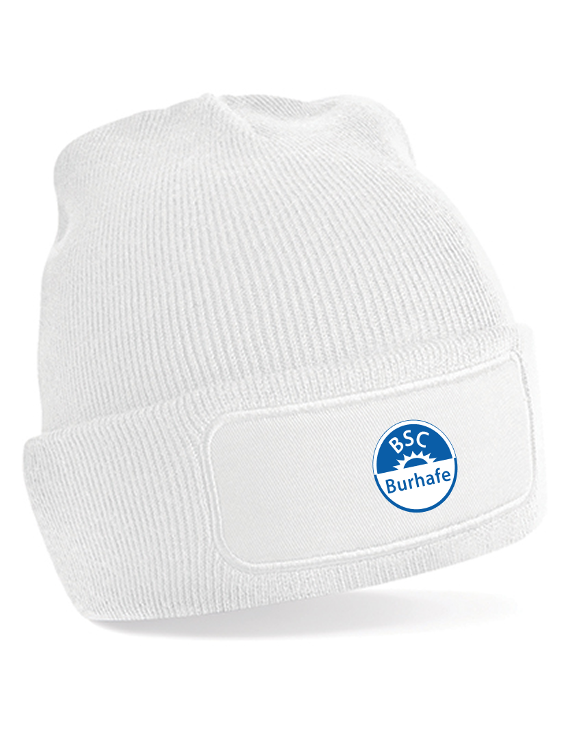 BSC Burhafe Fan - Beanie Patch weiß