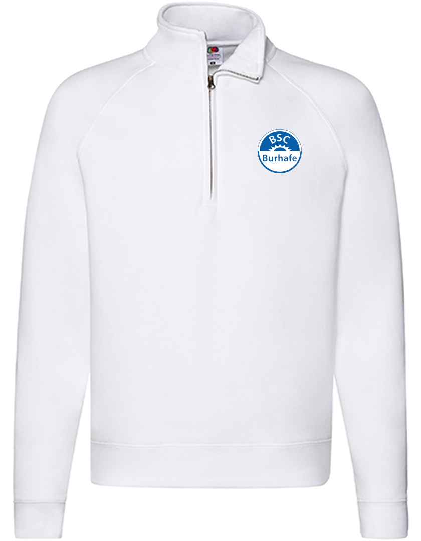 BSC Burhafe Fan - Half Zip Sweat Herren weiß