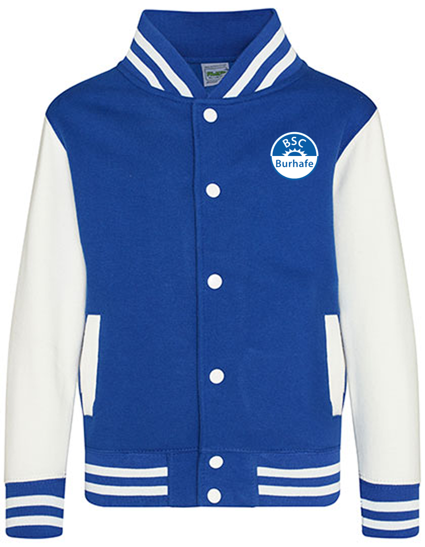 BSC Burhafe Fan - Collegejacke Kinder blaumit logo