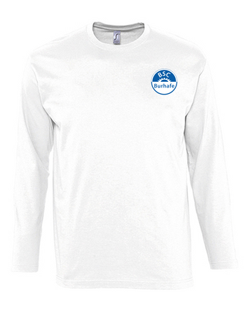 BSC Burhafe Fan - Longsleeve Herren weiß