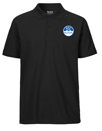 BSC Burhafe Fan - Poloshirt Fairtrade Herren schwarz