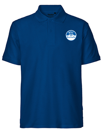 BSC Burhafe Fan - Poloshirt Fairtrade Herren blaumit logo